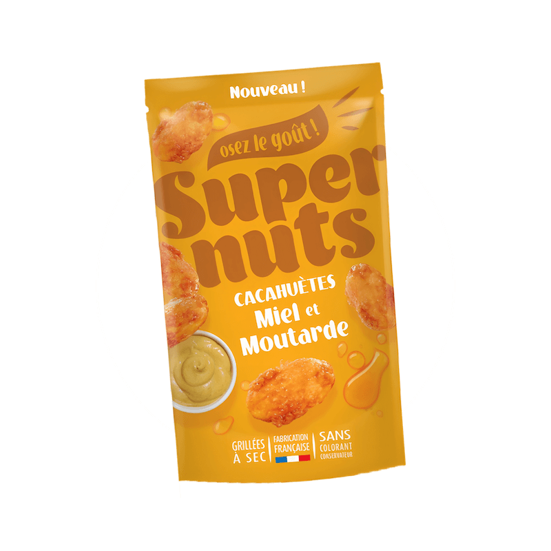 Cacahuètes miel et moutarde