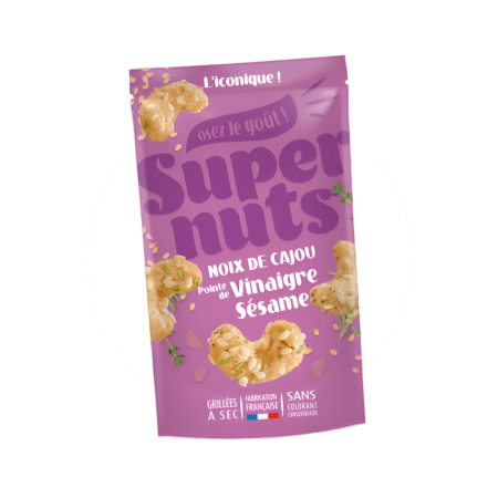 Supernuts - noix de cajou vinaigre sésame