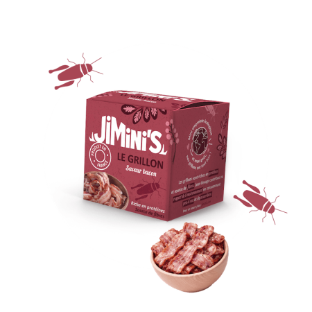 Grillons apéritifs saveur bacon Jimini's
