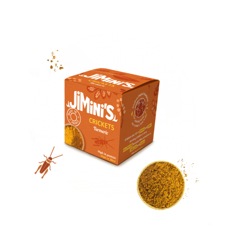 Grillen Kurkuma 15g – würziger Insektensnack