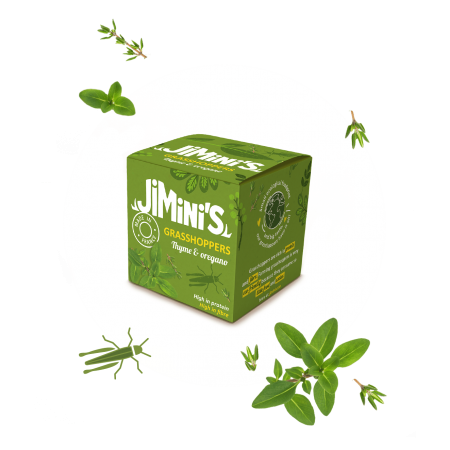 Heuschrecken Thymian & Oregano 10g – mediterraner Kräuter-Snack