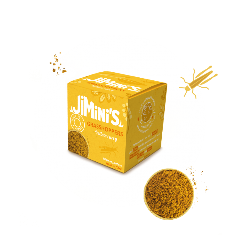 Heuschrecken Curry 10g – würziger Insektensnack