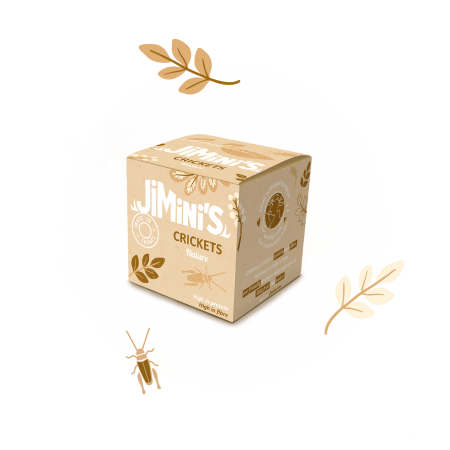 Grillen Natur 20g – knuspriger Insektensnack
