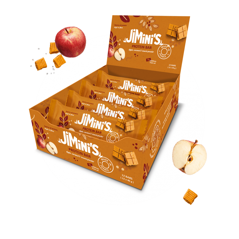 Apple and caramel protein bars