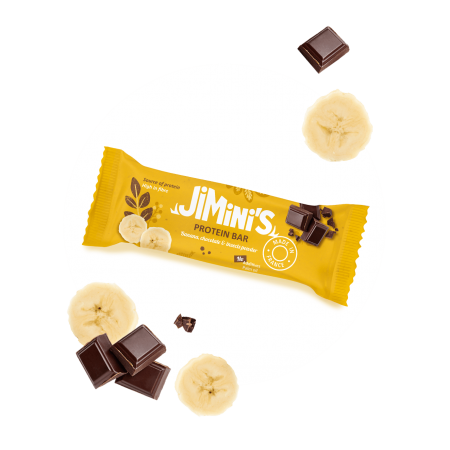 Banana and chocolate protein bars