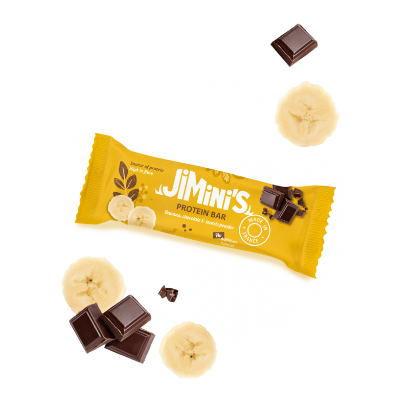 Banaan & chocolade Proteïnerepen