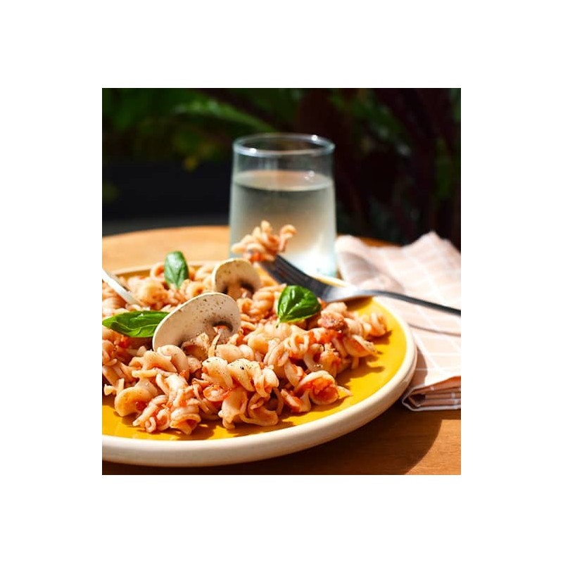 Pack 1kg fusilli albahaca, la pasta enriquecida con harina de insectos