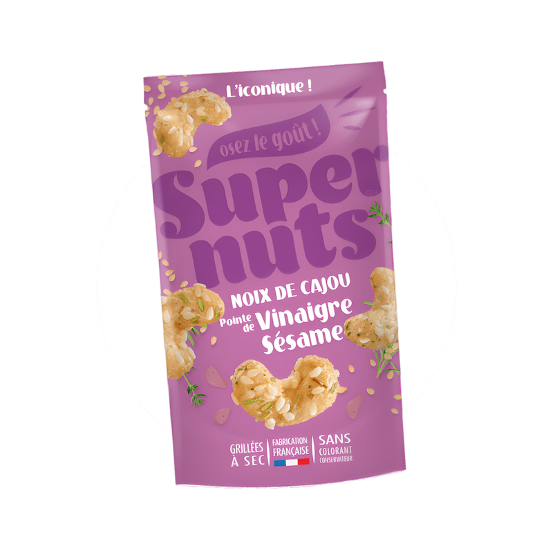Cashewkerne mit Essig & Sesam - Knuspriger Aperitif-Snack