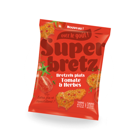 Ploché Preclíky Rajče & Bylinky Supernuts - Středomořské Chutě