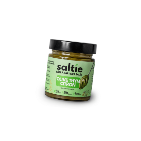 Saltie Brotaufstrich Olive, Thymian & Zitrone, köstlich!