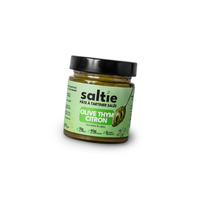 Pasta para barrar Saltie Azeitona, tomilho e limão, deliciosa!