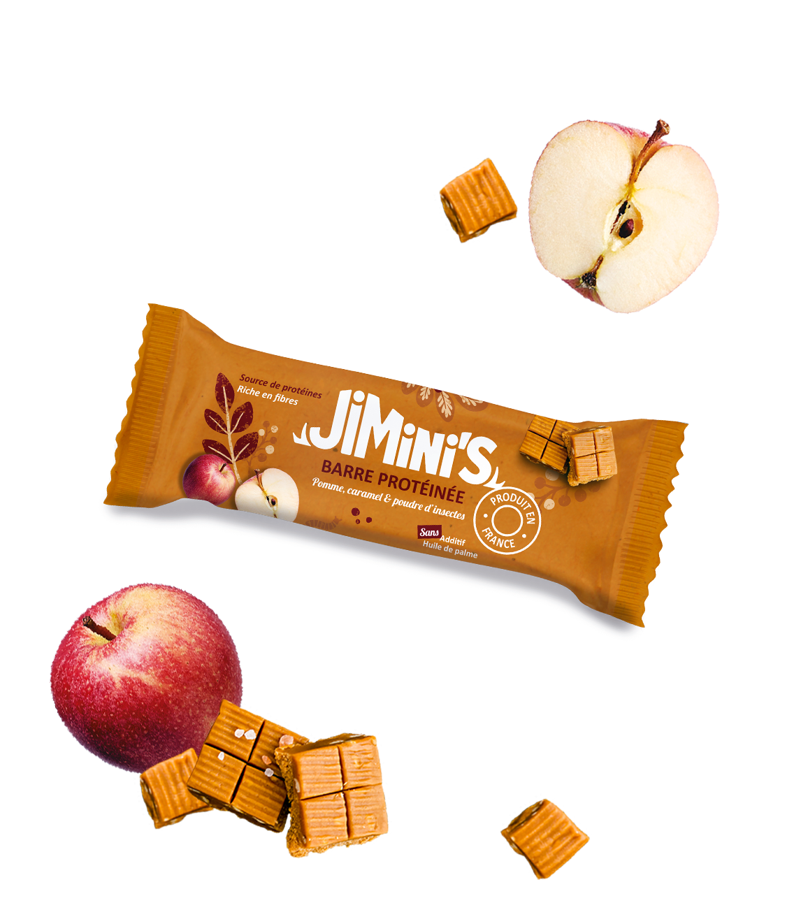 Apple & caramel protein bar