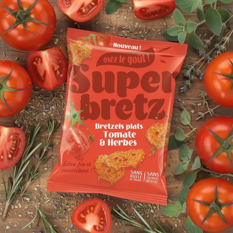 Cap sur la Méditerranée avec les Bretzels tomate et herbes de Supernuts ! 