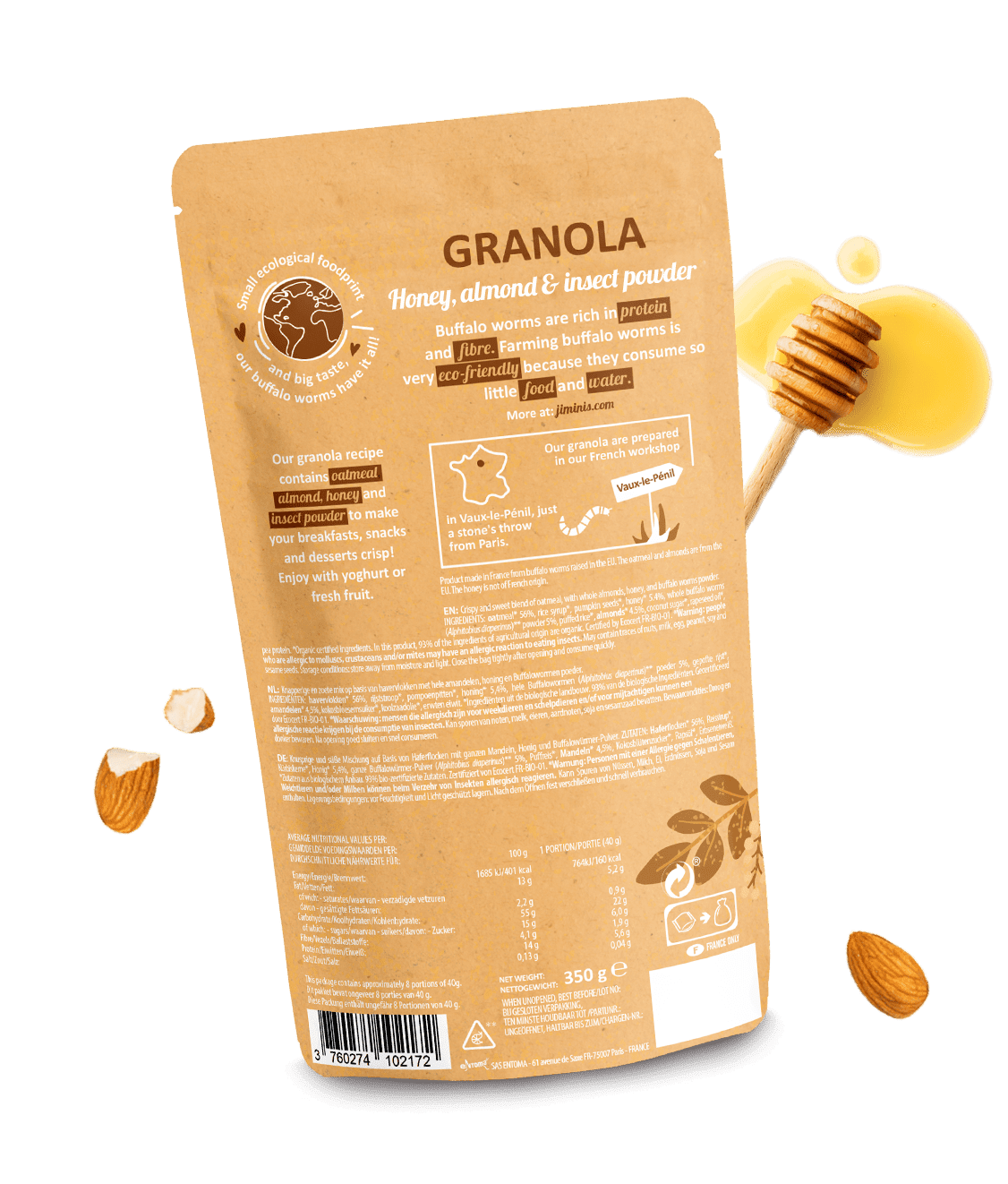 Le granola miel & amandes 