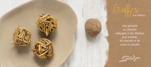 Truffes au chocolat et aux molitors